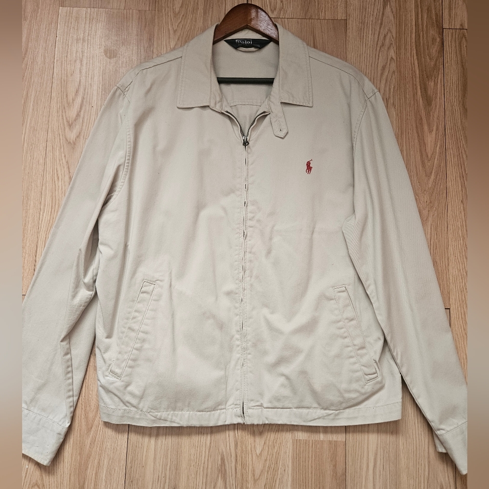 Polo by Ralph Lauren Cream Lightweight Shirt Jacket